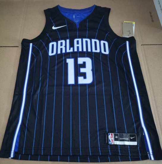 Maillot de Basket #13 Howard Orlando Magic Noir